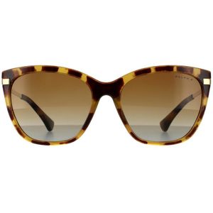 Ralph by Ralph Lauren Butterfly Dames Glimmende Havana Bruin Gradient Gepolariseerde Zonnebril | Sunglasses