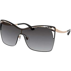 Bvlgari Zonnebril SERPRENTI BV 6138 Black Rose Goud/Grey Shaded 40/14/140 dames