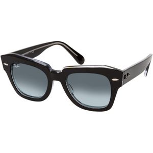 Ray-Ban, Rb 2186 Zonnebril State Street Gepolariseerd State Street Gepolariseerd Blauw, Dames, Maat:49 MM