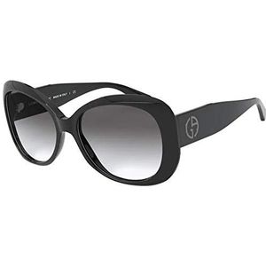 Armani 0AR8132 zonnebril voor dames, zwart, maat 56, zwart, 56