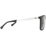 Emporio Armani Zonnebril EA4150 506387 Rubber Zwart Grijs | Sunglasses