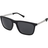 Emporio Armani Zonnebril EA4150 506387 Rubber Zwart Grijs | Sunglasses