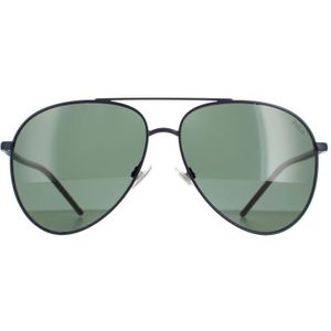 Polo Ralph Lauren Aviator Heren Mat Marine Blauw Groen Zonnebril | Sunglasses