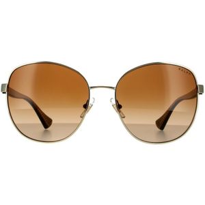 Ralph by Ralph Lauren Butterfly Dames Glimmend Goudbruin Gradiënt Zonnebril | Sunglasses