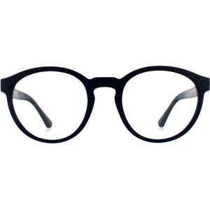 Emporio Armani zonnebril EA4152 56691W Licht mat blauw met zonnebrandcrème clips | Sunglasses