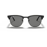 Ray-Ban Clubmaster Rb3016 1305B1 51 - vierkant zonnebrillen, unisex, zwart