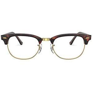 Ray-Ban Unisex Rx5154 Clubmaster CLUBMASTER-0RX51548058, bruin, standaard, bruin