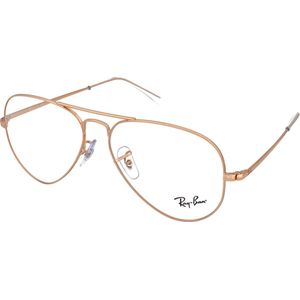 Ray-Ban - RX6489 Aviator - Optische Monturen - Goud - Metaal