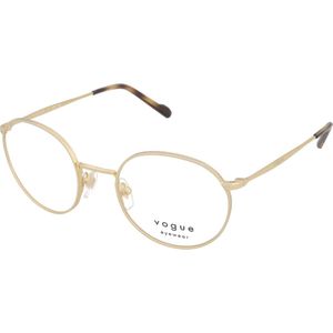 Vogue 0Vo4183 280 48 - brillen, rond, mannen, goud