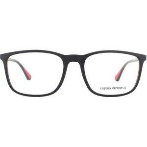 Emporio Armani, unisex, Accessoires, Zwart, Maat: 55 MM