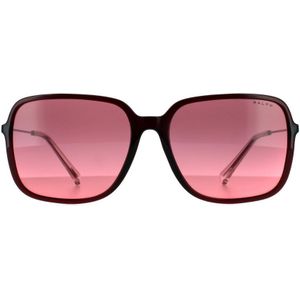 Ralph by Ralph Lauren Square Dames Shiny Opaline Burgundy Pink Violet Gradient Sunglasses | Sunglasses