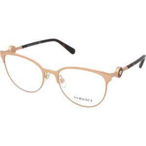 Versace VE1271 Damen-Brille inkl. Gläser Vollrand Butterfly Metall-Gestell 54mm/18mm/140mm, pink
