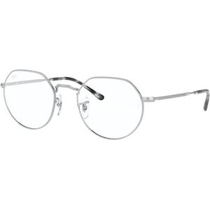 Ray-Ban - RX6465 Jack - Optische Monturen - Zilver - Metaal - Geometrisch