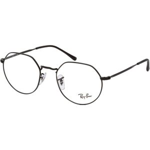 Ray-Ban - RX6465 Jack - Optische Monturen - Zwart - Metaal - Geometrisch