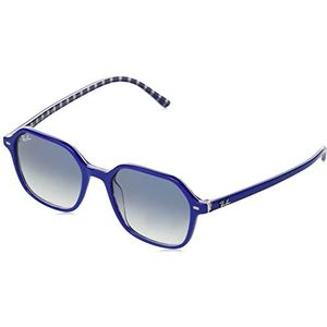 Ray-Ban zonnebril unisex, Blauw op Vichyblauw/wit