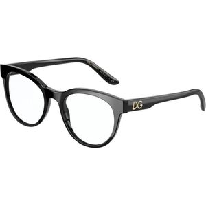 Dolce & Gabbana 0Dg3334 501 52 - brillen, rond, vrouwen, zwart