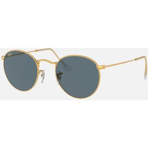 Ray-Ban Round Metal Legend Gold/ Blue Maat: Medium (50) - Zonnebril - - RB3447 9196R5