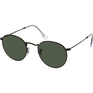 Ray-Ban Round Metal Black, G-15 Green Maat: Small (47) - Zonnebril - - RB3447-919931