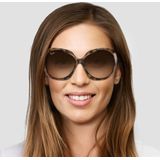 Ray-Ban zonnebril Jackie met tortoise print bruin