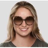 Ray-Ban zonnebril Jackie met tortoise print bruin