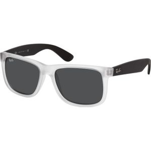 Ray - Ban Man RB4165 Justin - Zonnebril - Geïnjecteerd - Transparant Grijs