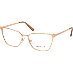 Versace - VE1275 - Optische Monturen - Goud - Staal - Transparant