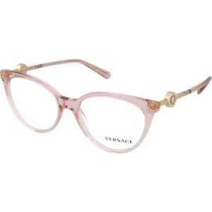 Versace - Bril - Zwart - Kunststof