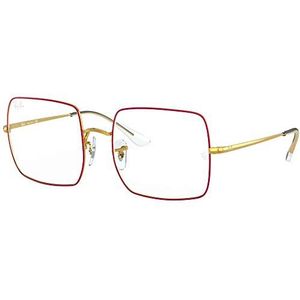 Ray-Ban VISTA Unisex 0RX1971V zonnebril, Shiny Legend Gold On Top Red, 51, Shiny Legend Gold op Top Rood