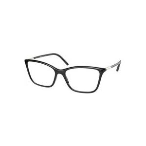 Prada Zwarte Brillen PR 08Wv Zonnebril , Black , unisex , Maat: 55 MM