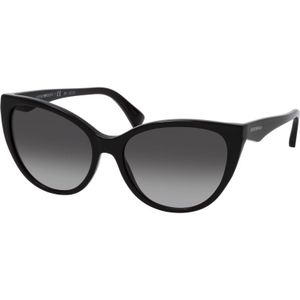 Emporio Armani zonnebril EA4162 58758G Zwart grijze gradiënt | Sunglasses