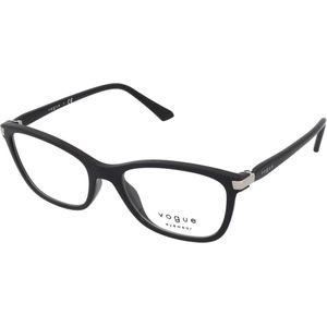 VOGUE EYEWEAR Vrouw VO5378 W44 Optische monturen Geïnjecteerd Zwart Transparant Kussen Normaal