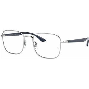 Ray - Ban Unisex RX6469 2501 Optische monturen Metaal Zilver  Hurken