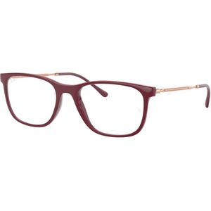 Ray-Ban, Rode dameszonnebril - RX 7244 Rood, Dames, Maat:51 MM