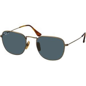 Ray-Ban Frank Titanium Rb8157 9207T0 51 - vierkant zonnebrillen, mannen, goud, polariserend