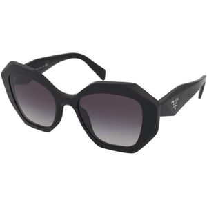 Prada Vintage-geïnspireerde zonnebril , Black , Dames , Maat: 53 MM