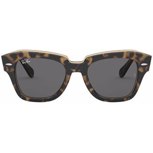 Ray-Ban, Rb 2186 Zonnebril State Street Gepolariseerd State Street Gepolariseerd Grijs, Dames, Maat:52 MM