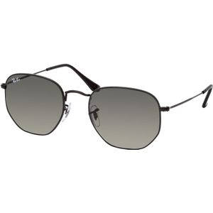 Ray-Ban Hexagonal Rb3548 002/71 - vierkant zonnebrillen, unisex, zwart