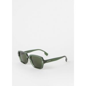 Burberry Groene zonnebril stijlvolle herenzonnebril , Green , Heren , Maat: L