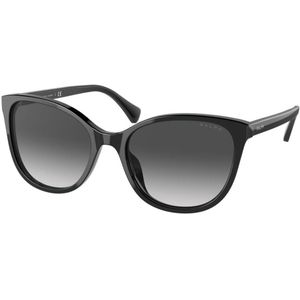 Ralph by Ralph Lauren Cat Eye Womens Glanzende Zwart-Grijze Gradiënt Zonnebril | Sunglasses