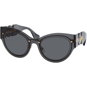 Versace 0VE 2234 100287 53 - cat eye zonnebrillen, vrouwen, grijs