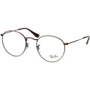 Ray-Ban - Rx3447V Round - Optische Monturen - Bruin - Metaal
