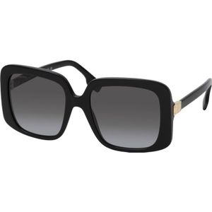 Burberry Stijlvolle zonnebril voor vrouwen , Black , Dames , Maat: 55 MM
