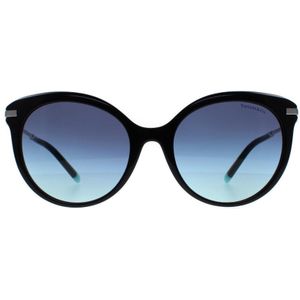 Tiffany TF4189 80019S zwarte azuurblauwe zonnebril met kleurverloop