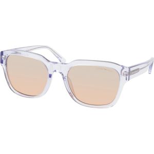 Emporio Armani EA 4175 58828Z 55 - vierkant zonnebrillen, unisex, transparant, spiegelend