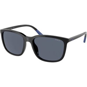 Polo Ralph Lauren PH4185U 500187 glanzend zwarte donkergrijze zonnebril | Sunglasses