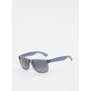 Ray - Ban Man RB4165 Justin 6596T3 Zonnebrillen Nylon Blauw Grijs Hurken Gepolariseerd Gearceerd