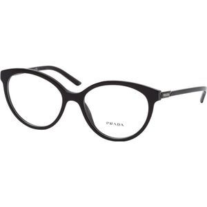 Prada, Glasses Zwart, unisex, Maat:54 MM