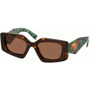 Prada Stijlvolle zonnebril voor vrouwen , Brown , Dames , Maat: 51 MM