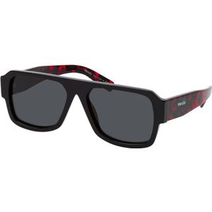 Prada Verhoog je stijl met aviator zonnebrillen , Black , Heren , Maat: 56 MM