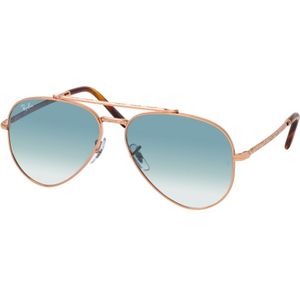 Ray Ban New Aviator - 2022 - Rose Gold - Gradient Blue 92023F 58mm